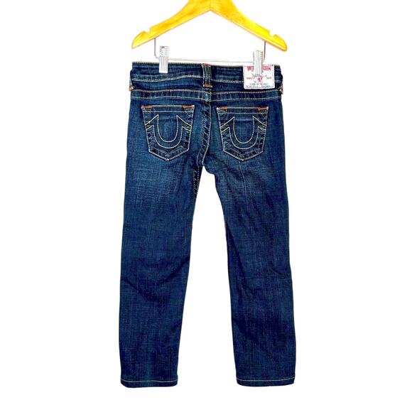TRUE RELIGION Stella Jeans Cotton Stretch Dark Wash Bootcut Girls Size 7 - Picture 3 of 12